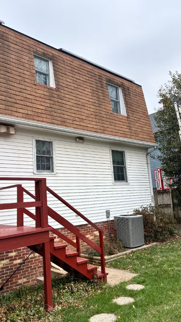 Completed gutter repair