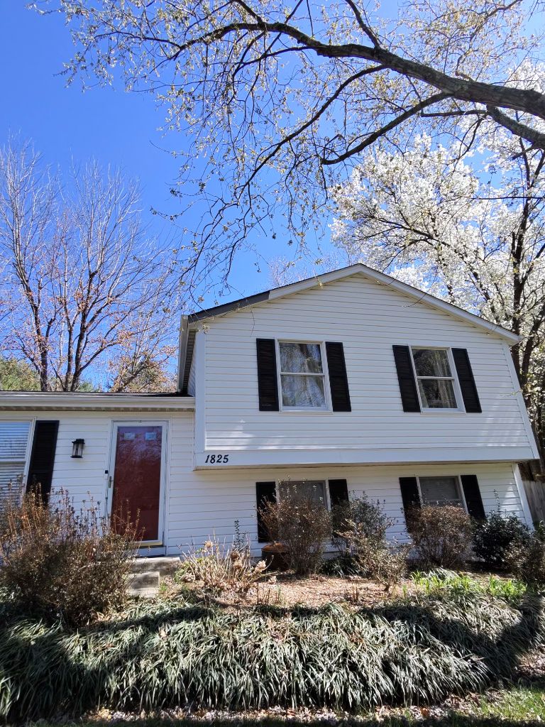 Completed gutter repair